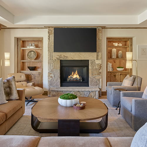 living room in the residences