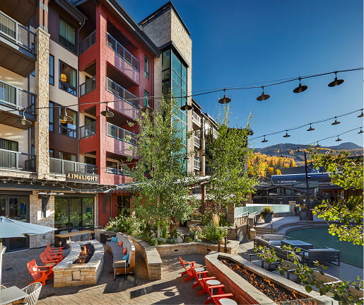 exterior of limelight snowmass