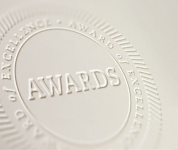 White Award of Excellence seal for Aspen Colorado restaurant.