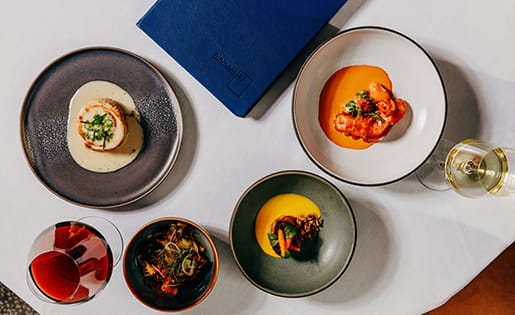 food on table at element 47