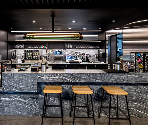 ASPENX cafe at the base of Aspen Mountain