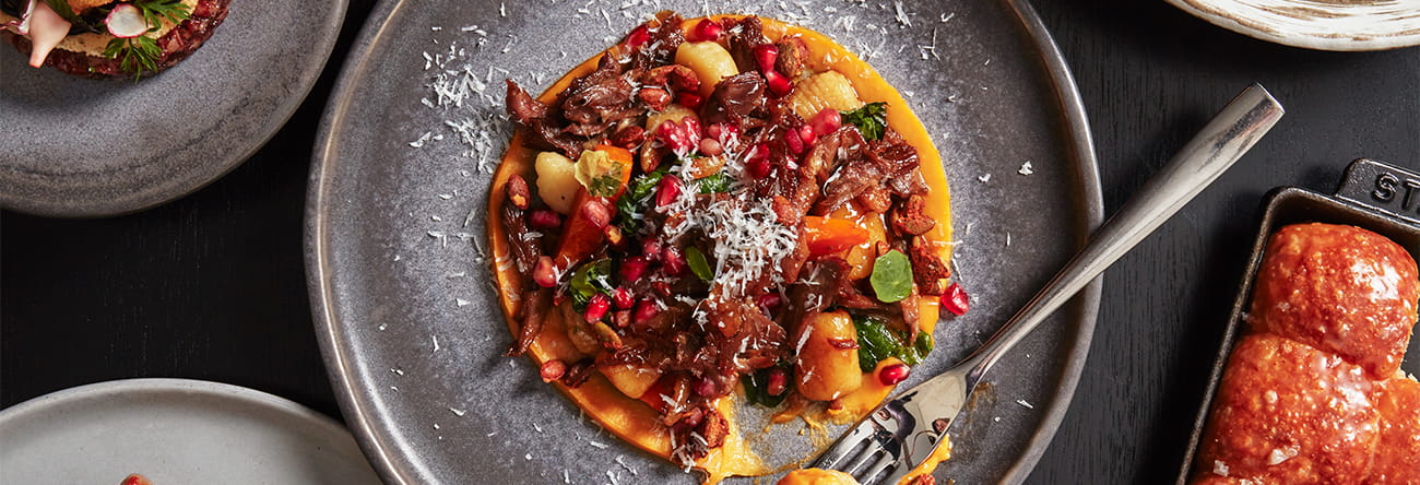 An array of dishes from the Element 47 menu.