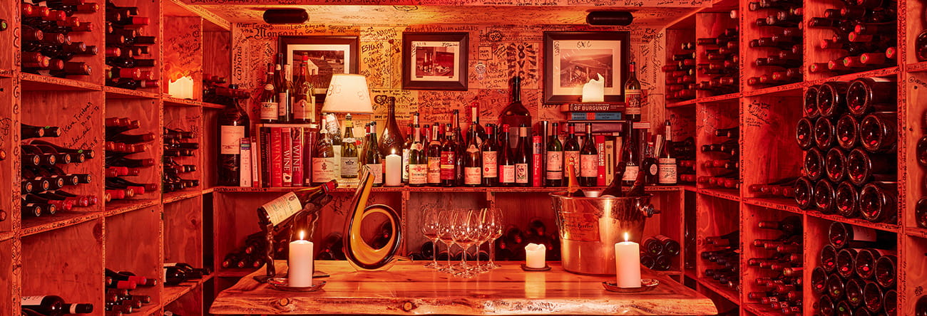 red light lounge at The Little Nell