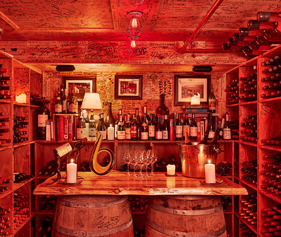 red light lounge at The Little Nell