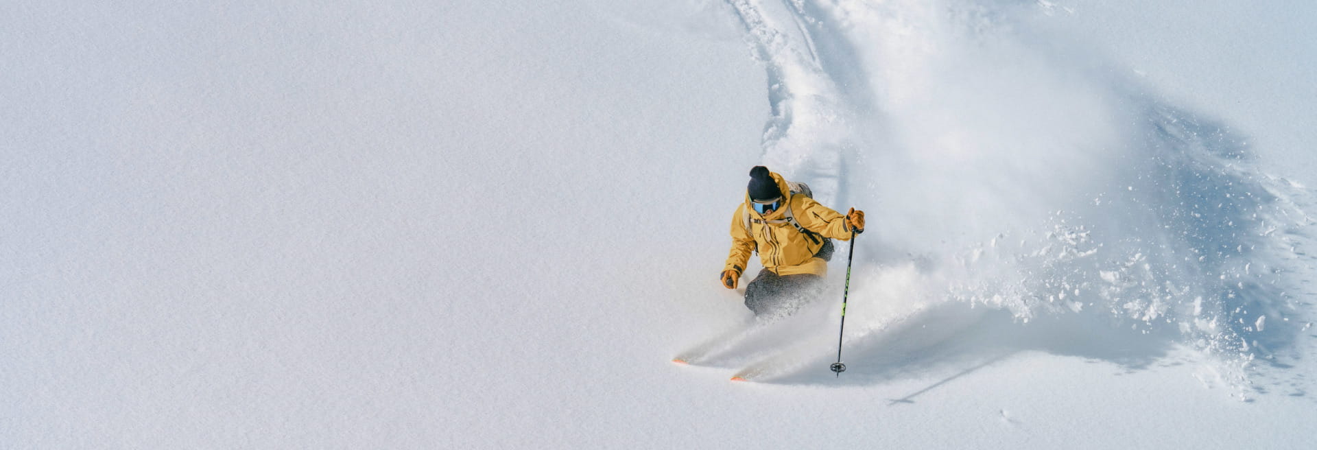 skier skiing down mountain