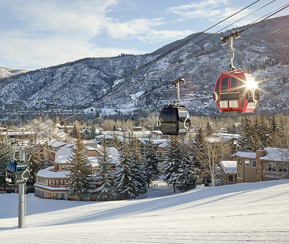 The ski concierge located at the base of Aspen Mountain. 