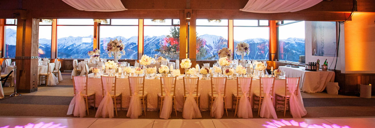 aspen mountain sundeck wedding