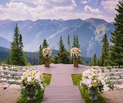 Click here to learn more about summer weddings at The Little Nell in Aspen, Colorado.