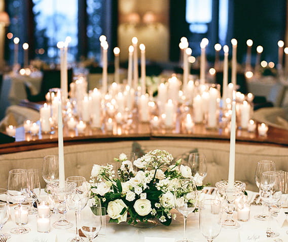floral arrangement on table 
