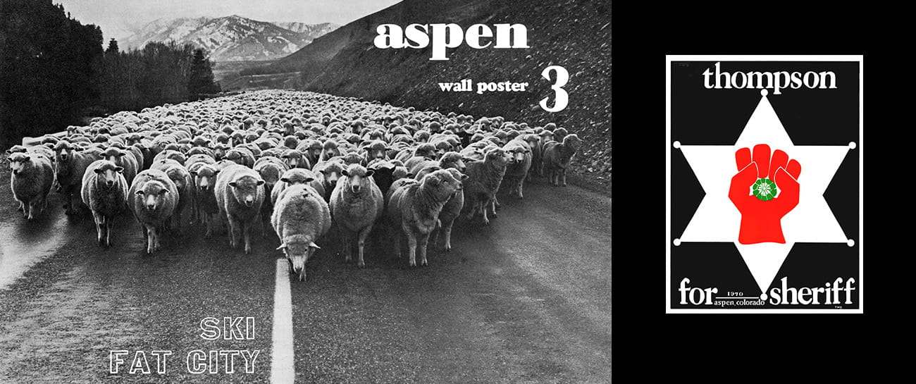 Vintage Aspen Hunter S Thomson Poster