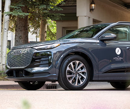 audi car in front of the little nell