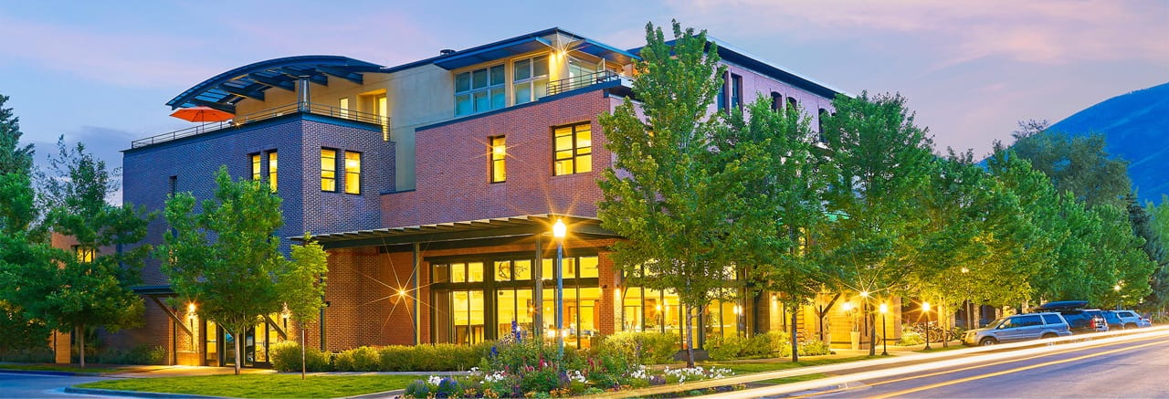 exterior of limelight aspen
