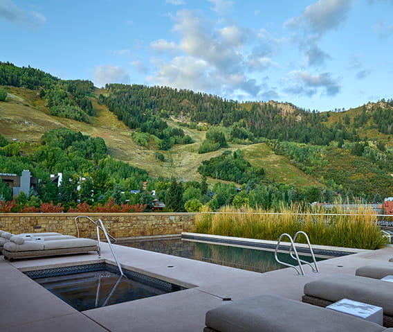 rooftop pool at residences