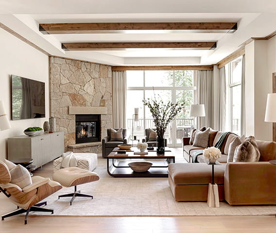 living room in residence