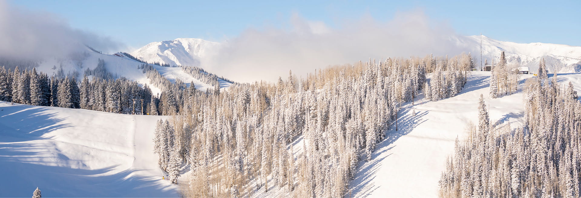 aspen mountain run in winter