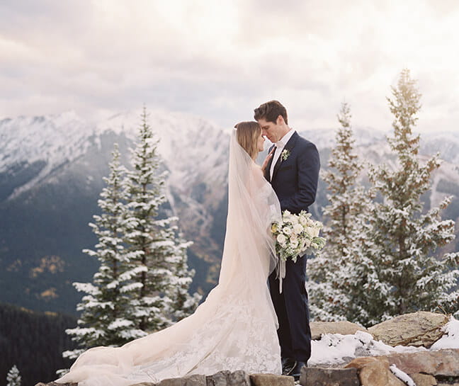 wedding atop aspen mountain 