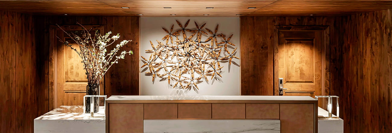 front desk at the residences