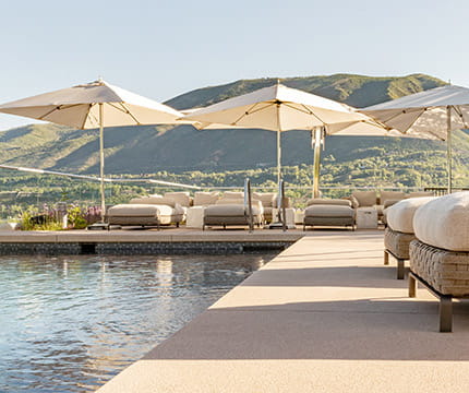 Click here to learn more about the rooftop pool at the Residences at The Little Nell.