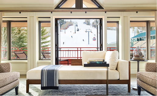 view of aspen mountain from suite