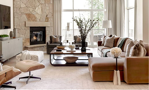 living room in the residences