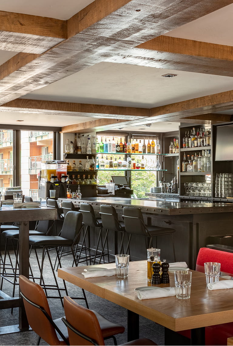 dining room at ajax tavern