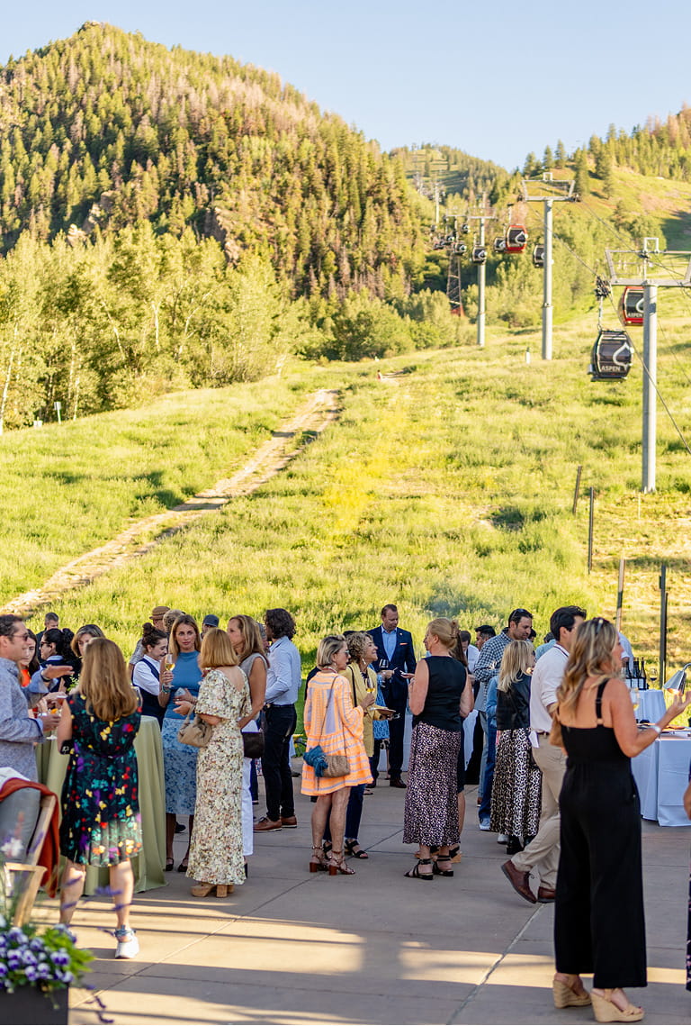 event outside at ajax below aspen mountain