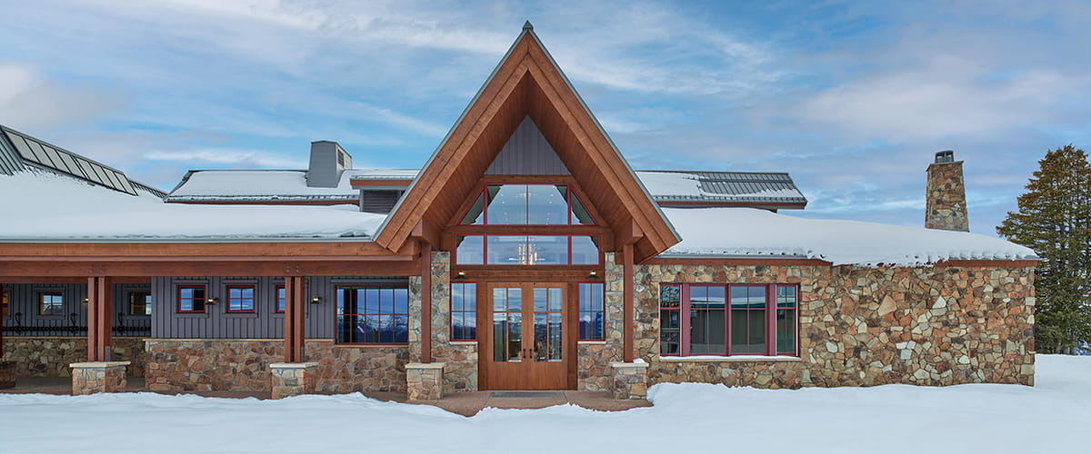 exterior of aspen mountain club