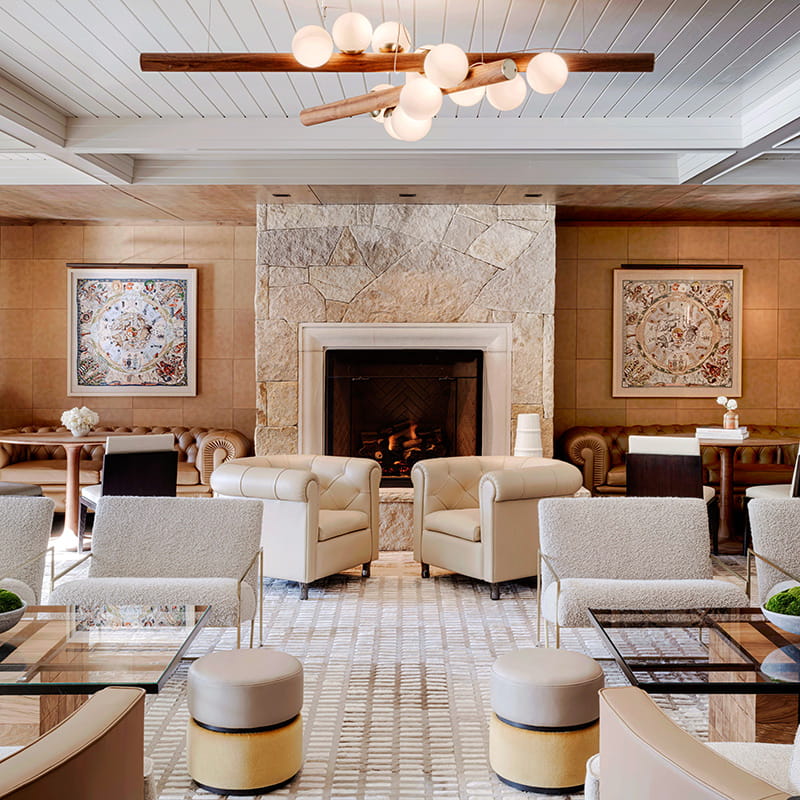 owner's lounge at the little nell