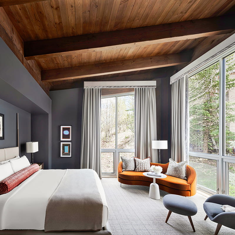 large bedroom in the residences