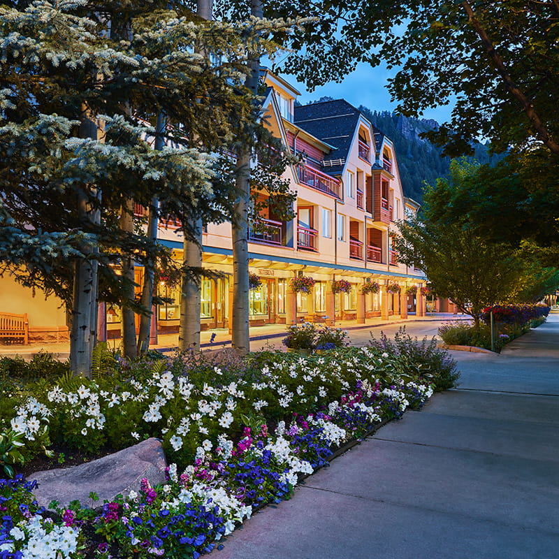 exterior of hotel building