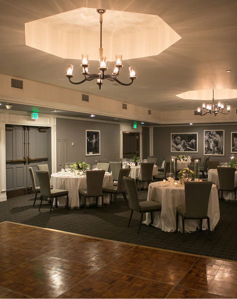event set up in the grand salon