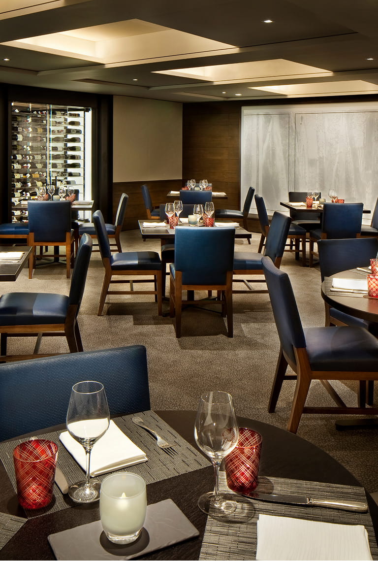dining area in the gallery