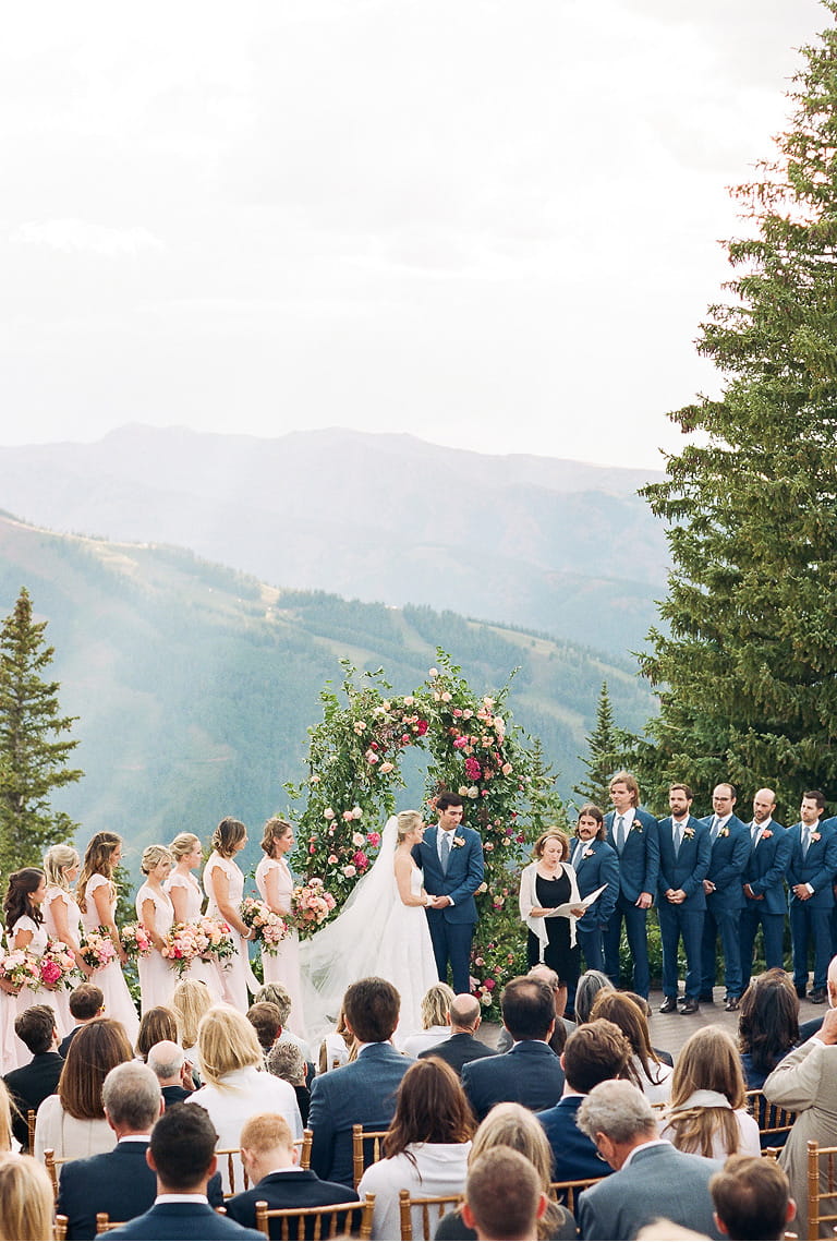 wedding on wedding deck venue