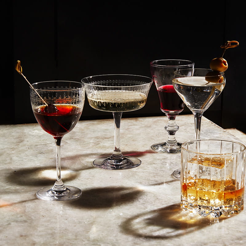cocktail drinks on table