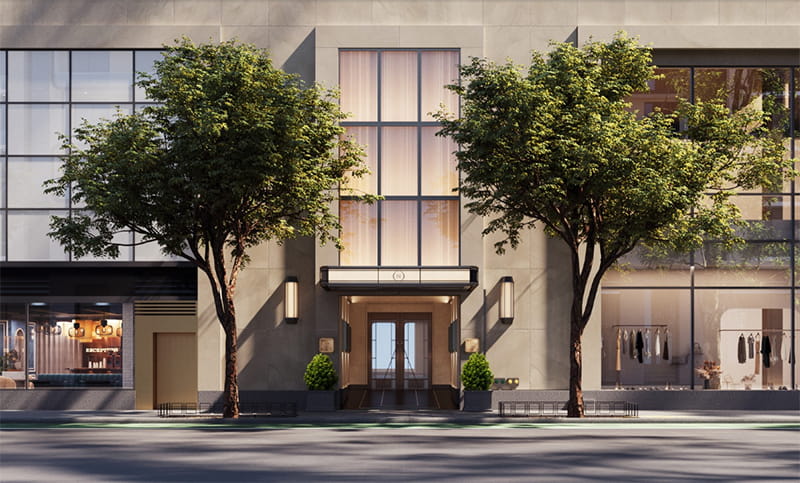 entrance of the nell new york