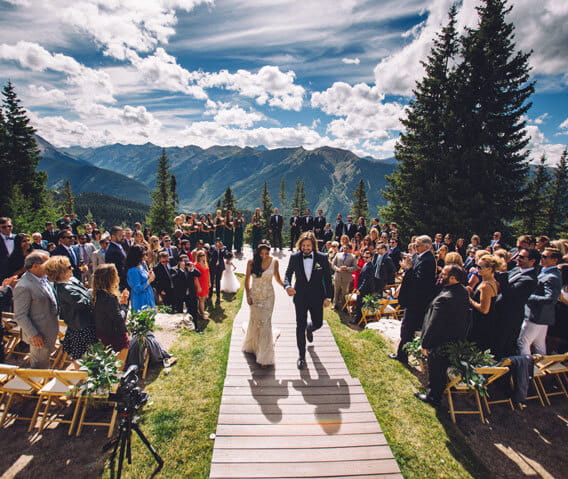 Spectacular Scenic Aspen Weddings The Little Nell